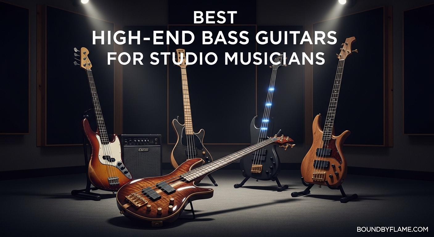 Best High-End Bass Guitars for Studio Musicians