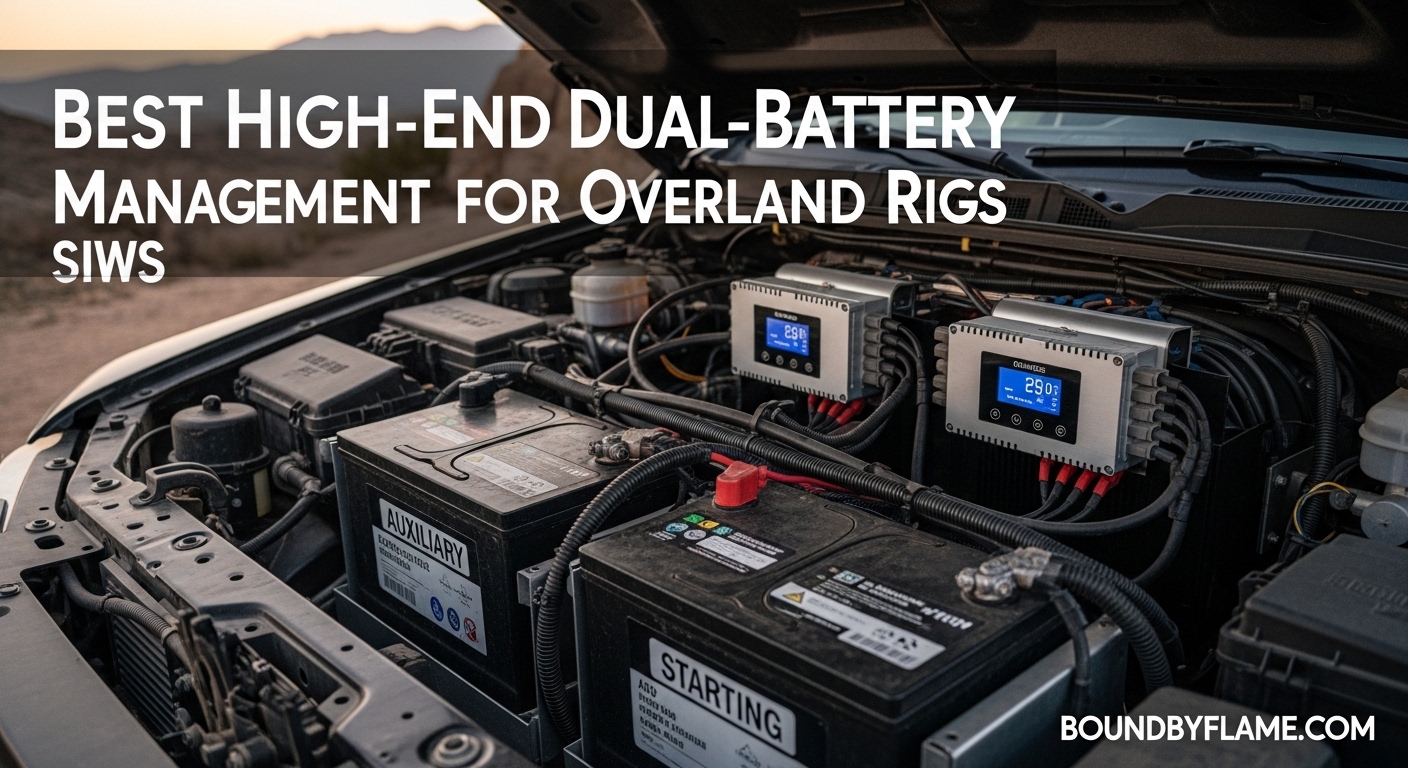 Best High-End Dual-Battery Management Systems for Overland Rigs