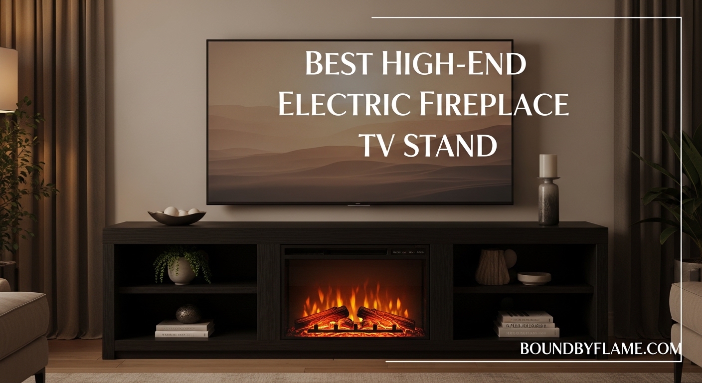 Best High-End Electric Fireplace TV Stand