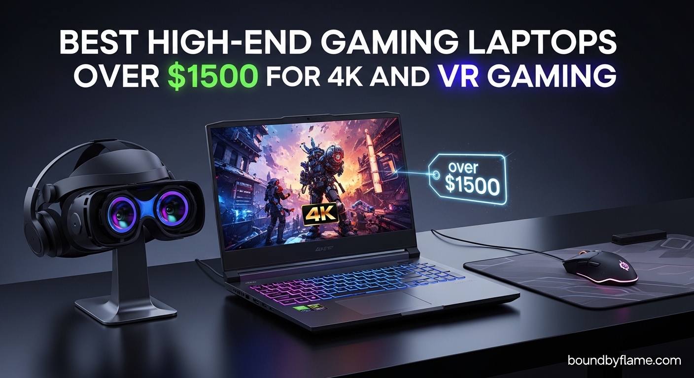 Best High-End Gaming Laptops Over $1500 for 4K and VR Gaming