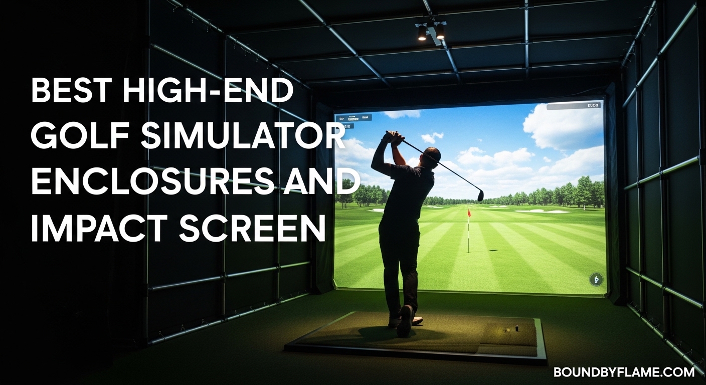 Best High-End Golf Simulator Enclosures and Impact Screens