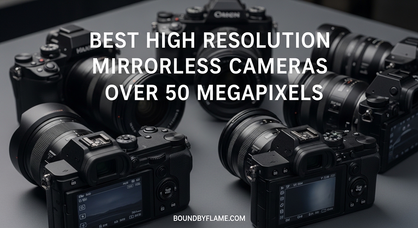 Best High Resolution Mirrorless Cameras Over 50 Megapixels