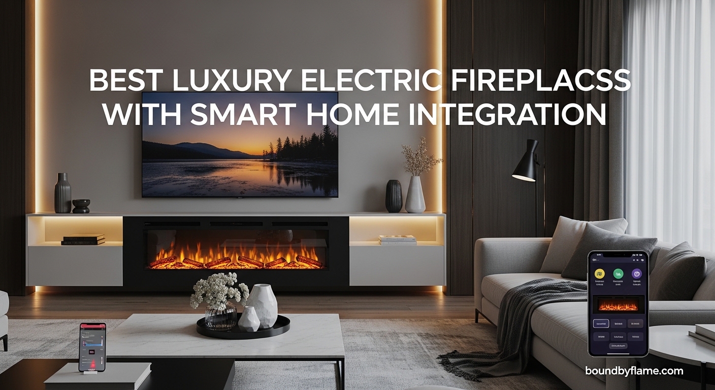 Best Luxury Electric Fireplaces with Smart Home Integration