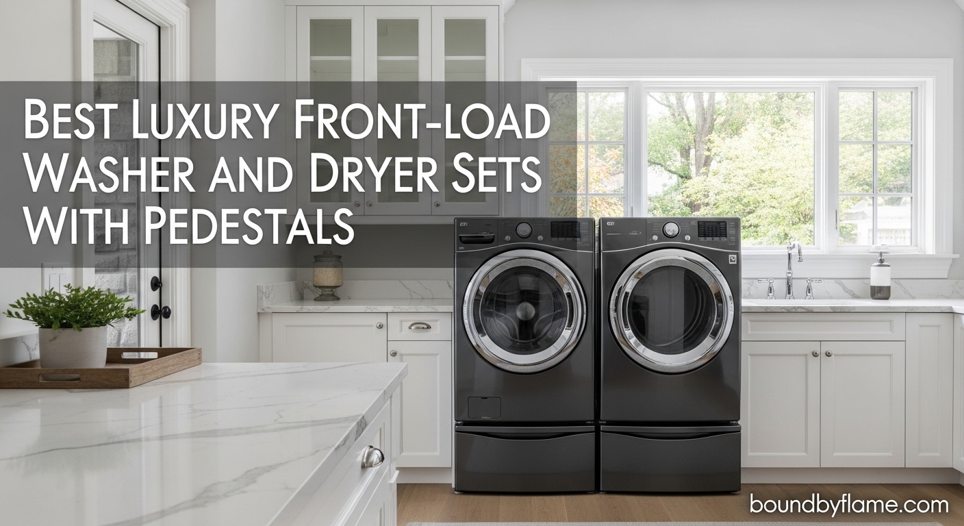 Best Luxury Front-Load Washer and Dryer Sets with Pedestals