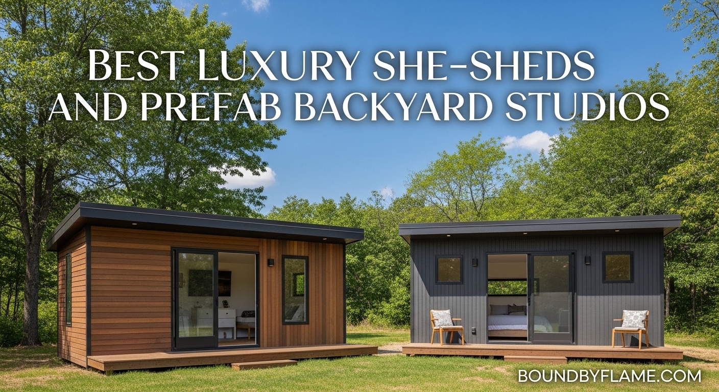 Best Luxury She-Sheds and Prefab Backyard Studios