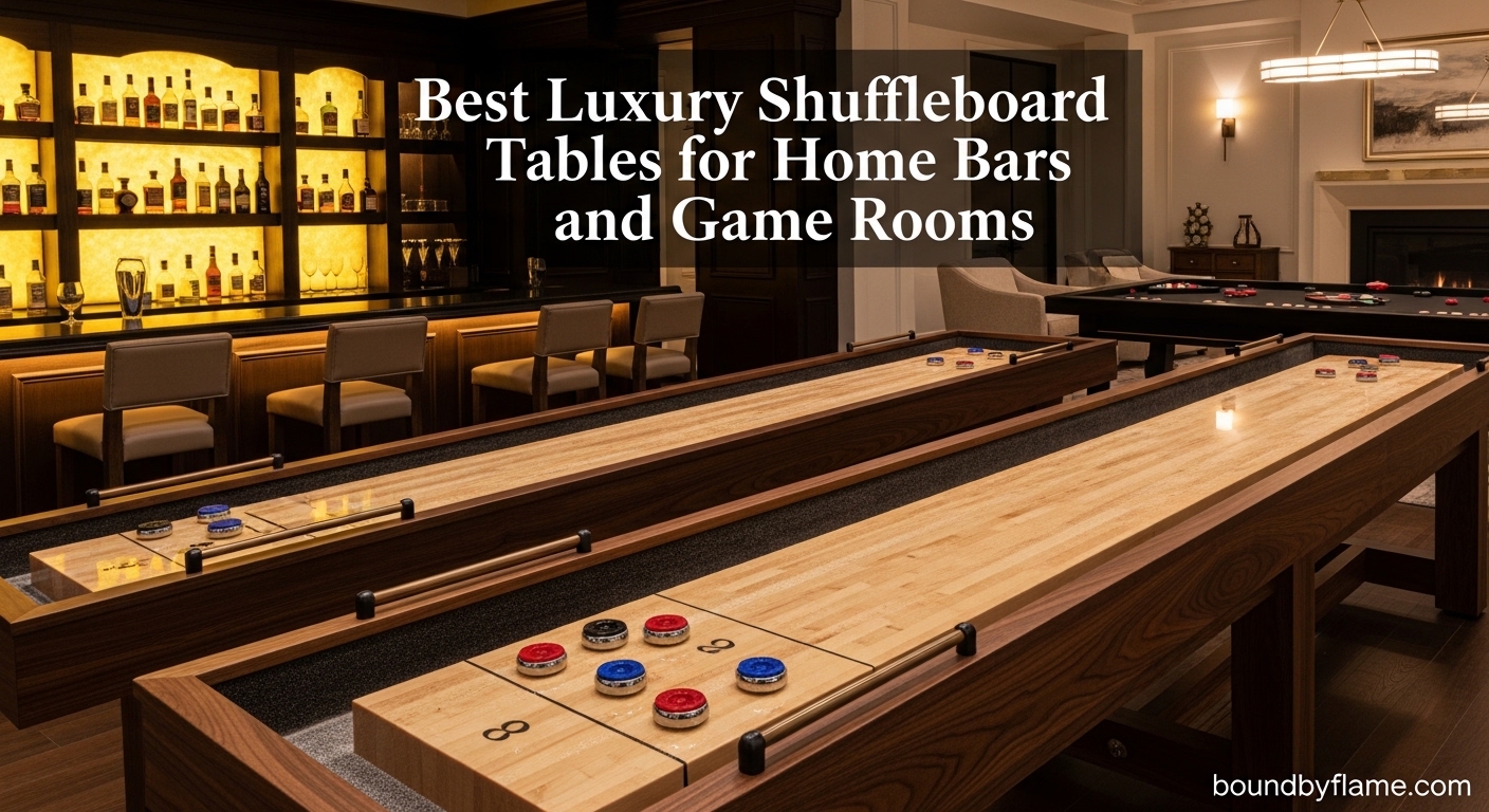 Best Luxury Shuffleboard Tables for Home Bars and Game Rooms