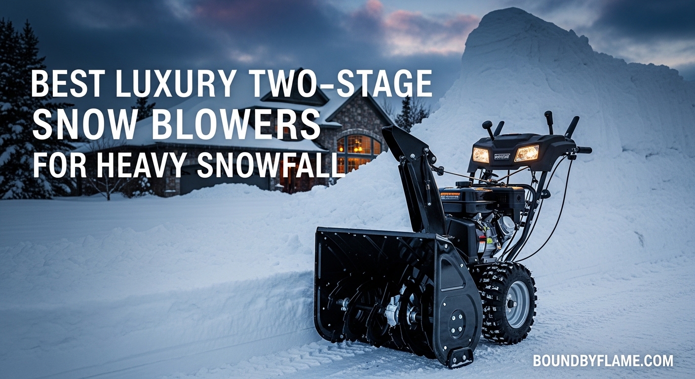 Best Luxury Two-Stage Snow Blowers for Heavy Snowfall