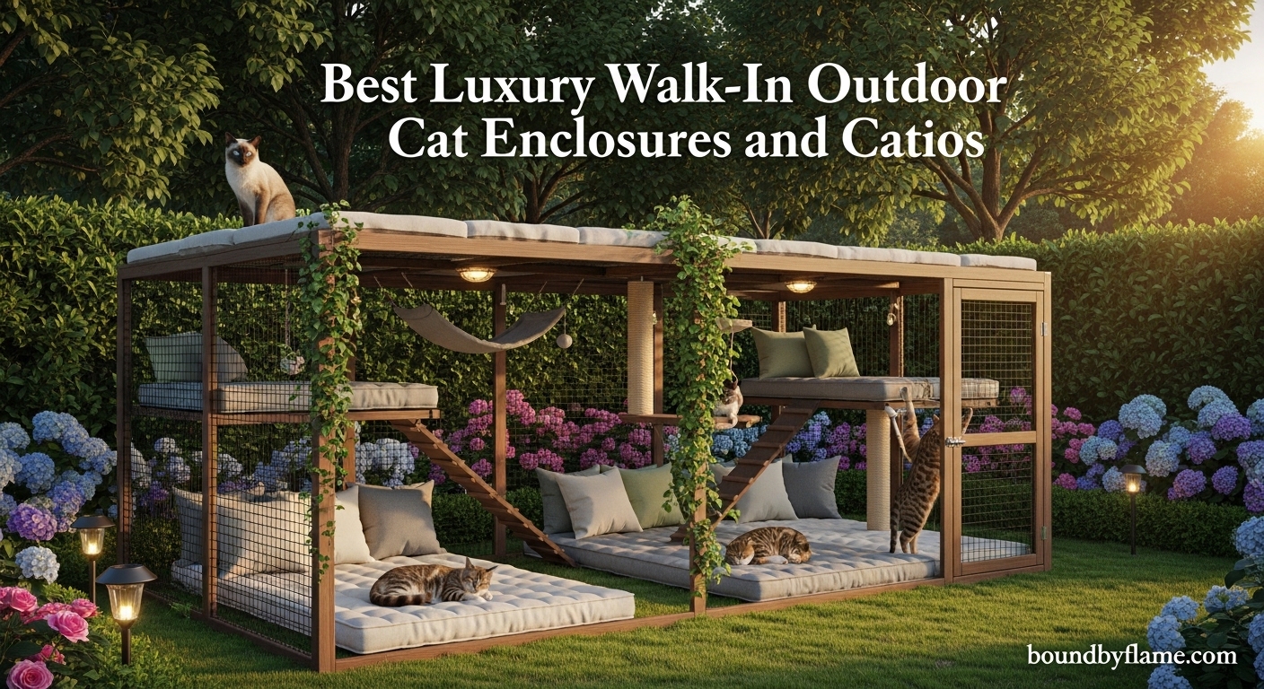 Best Luxury Walk-In Outdoor Cat Enclosures and Catios