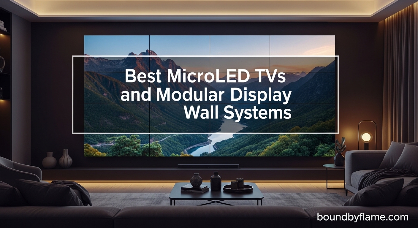 Best MicroLED TVs and Modular Display Wall Systems