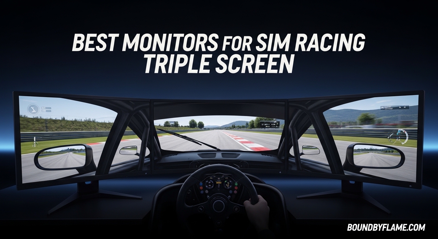 Best Monitors for Sim Racing Triple Screen