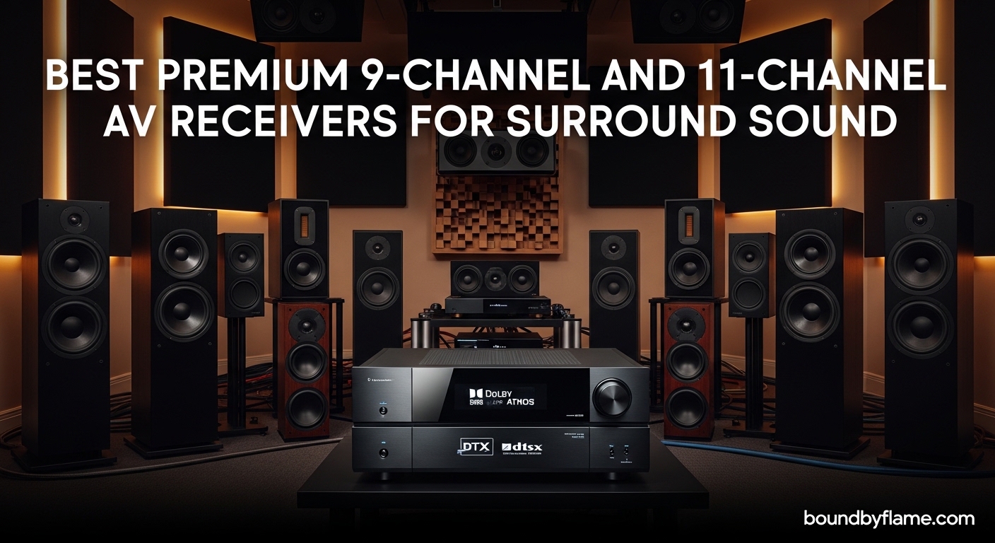 Best Premium 9-Channel and 11-Channel AV Receivers for Surround Sound