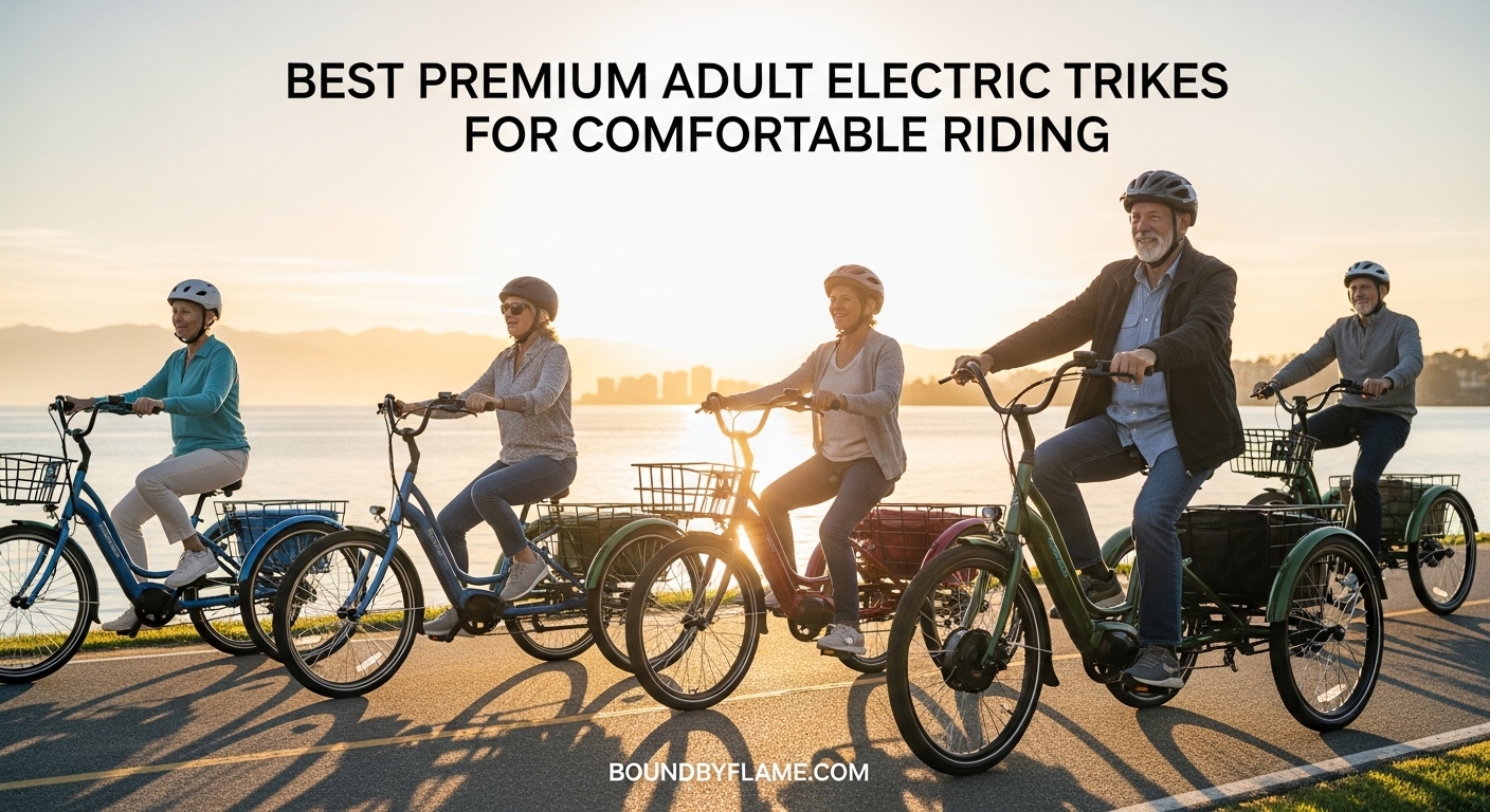Best Premium Adult Electric Trikes for Comfortable Riding