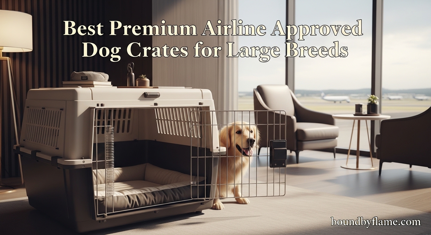 Best Premium Airline Approved Dog Crates for Large Breeds