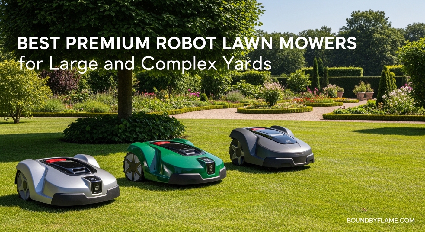 Best Premium Robot Lawn Mowers for Large and Complex Yards