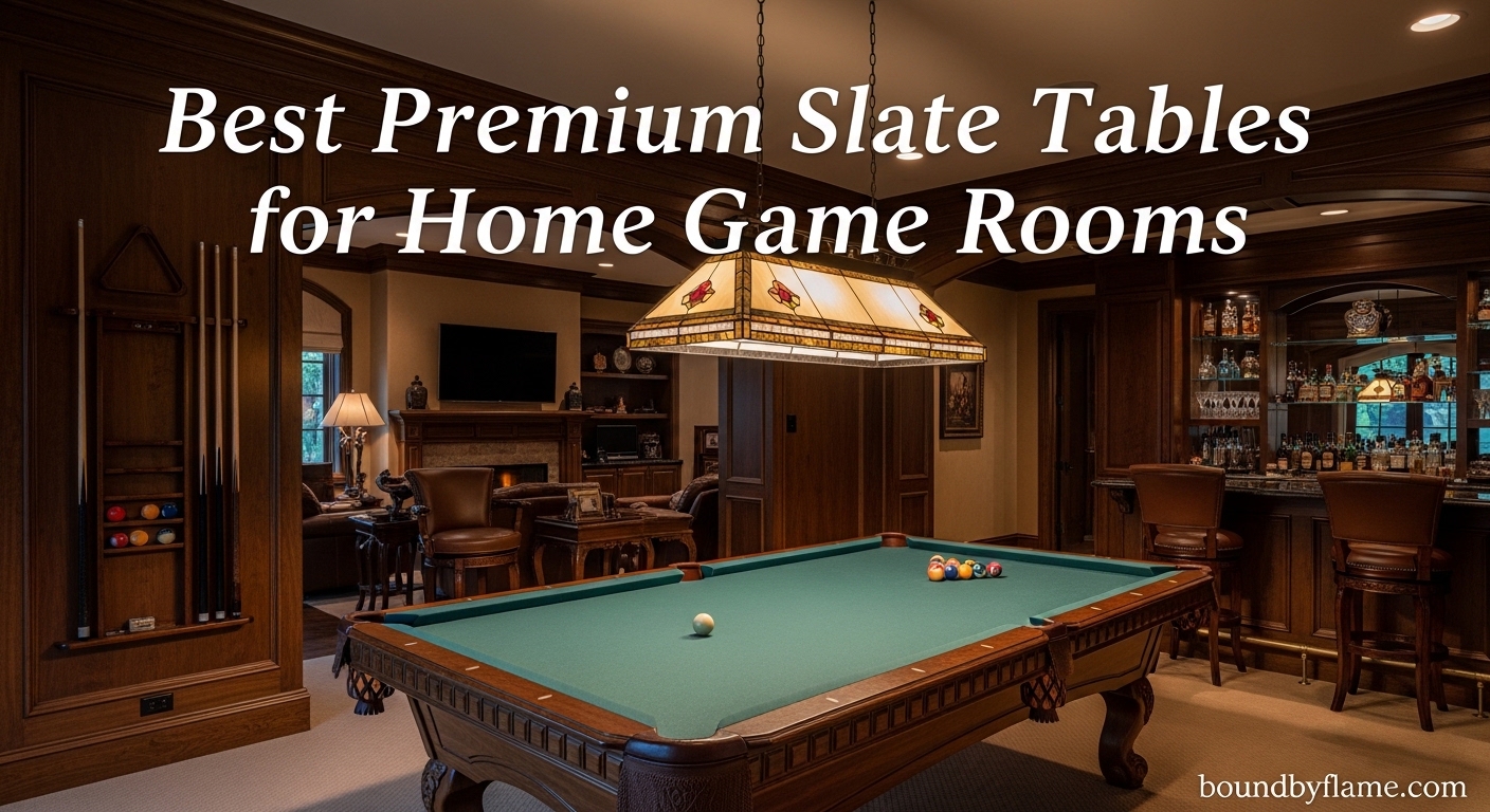 Best Premium Slate Pool Tables for Home Game Rooms