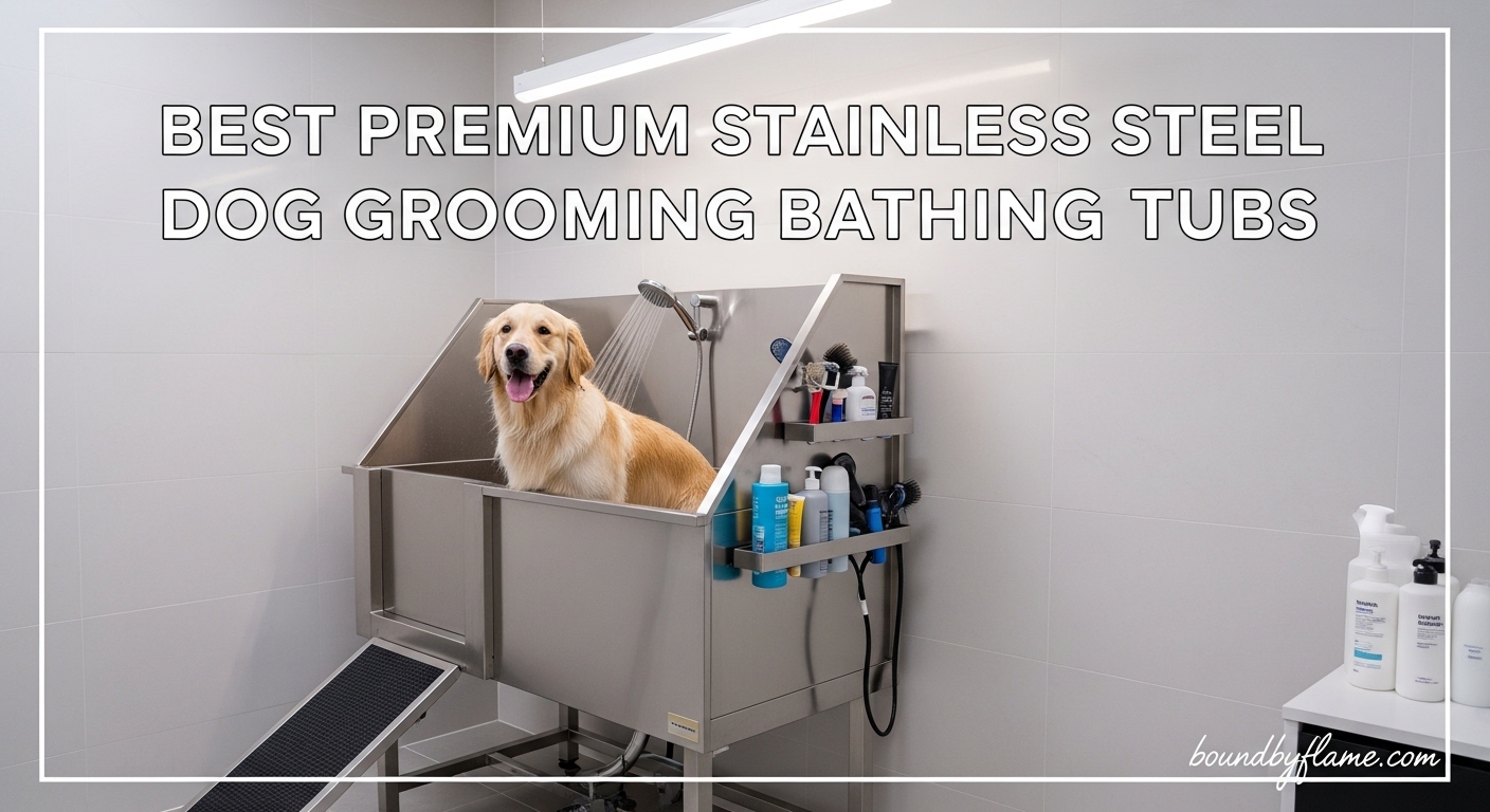 Best Premium Stainless Steel Dog Grooming Bathing Tubs