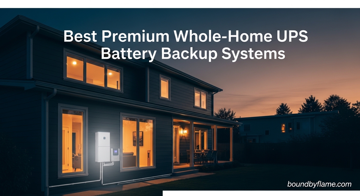 Best Premium Whole-Home UPS Battery Backup Systems