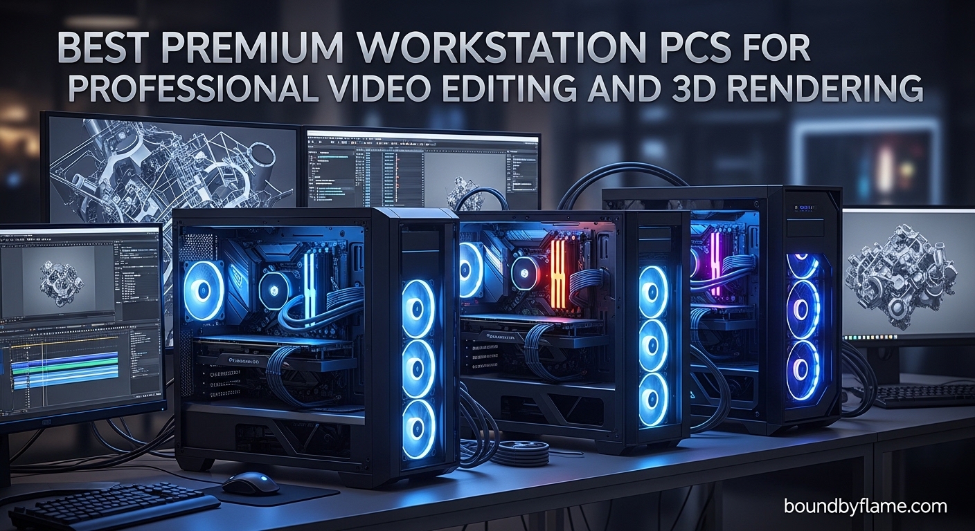 Best Premium Workstation PCs for Professional Video Editing and 3D Rendering