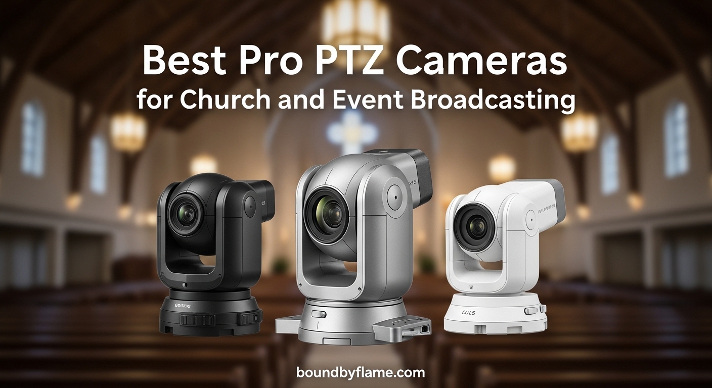 Best Pro PTZ Cameras for Church and Event Broadcasting