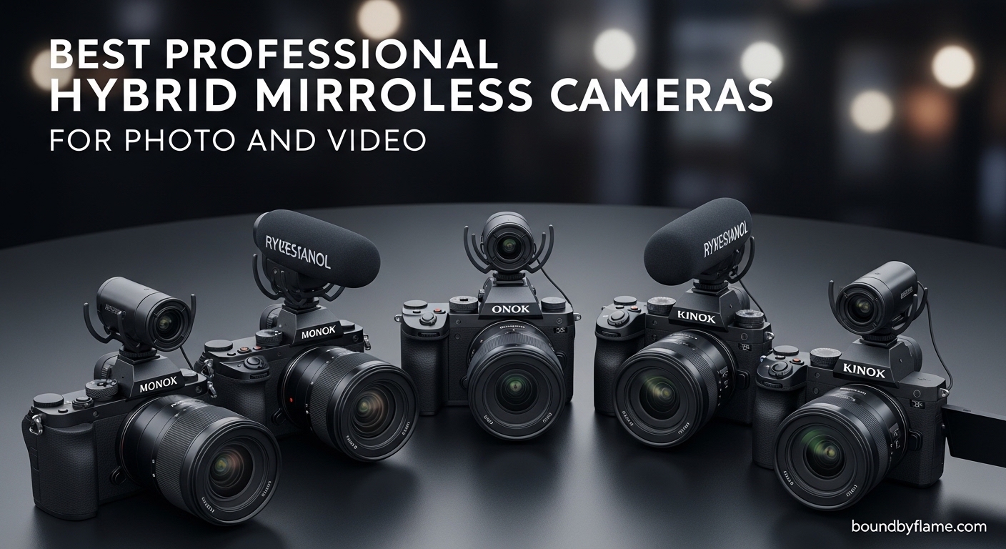 Best Professional Hybrid Mirrorless Cameras for Photo and Video
