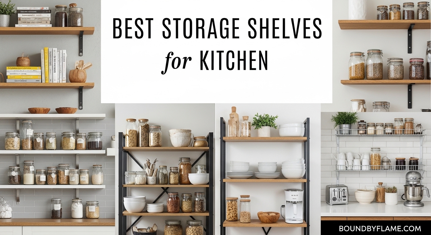 Best Storage Shelves for Kitchen