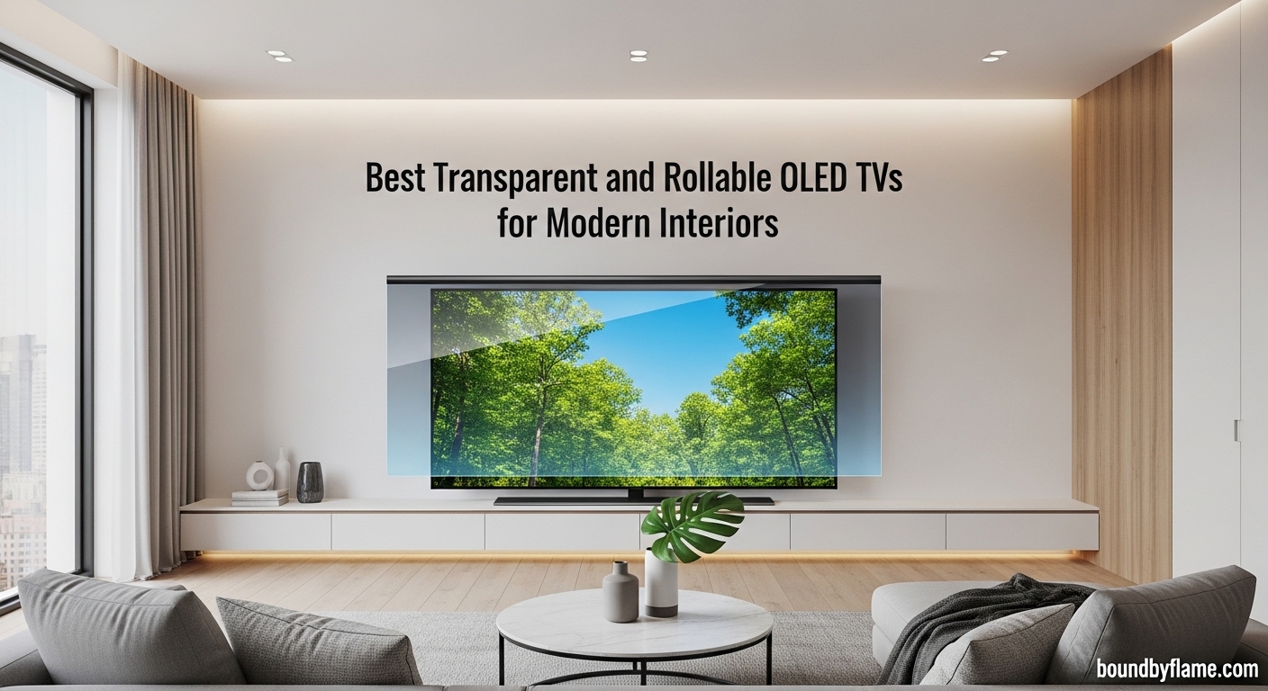 Best Transparent and Rollable OLED TVs for Modern Interiors