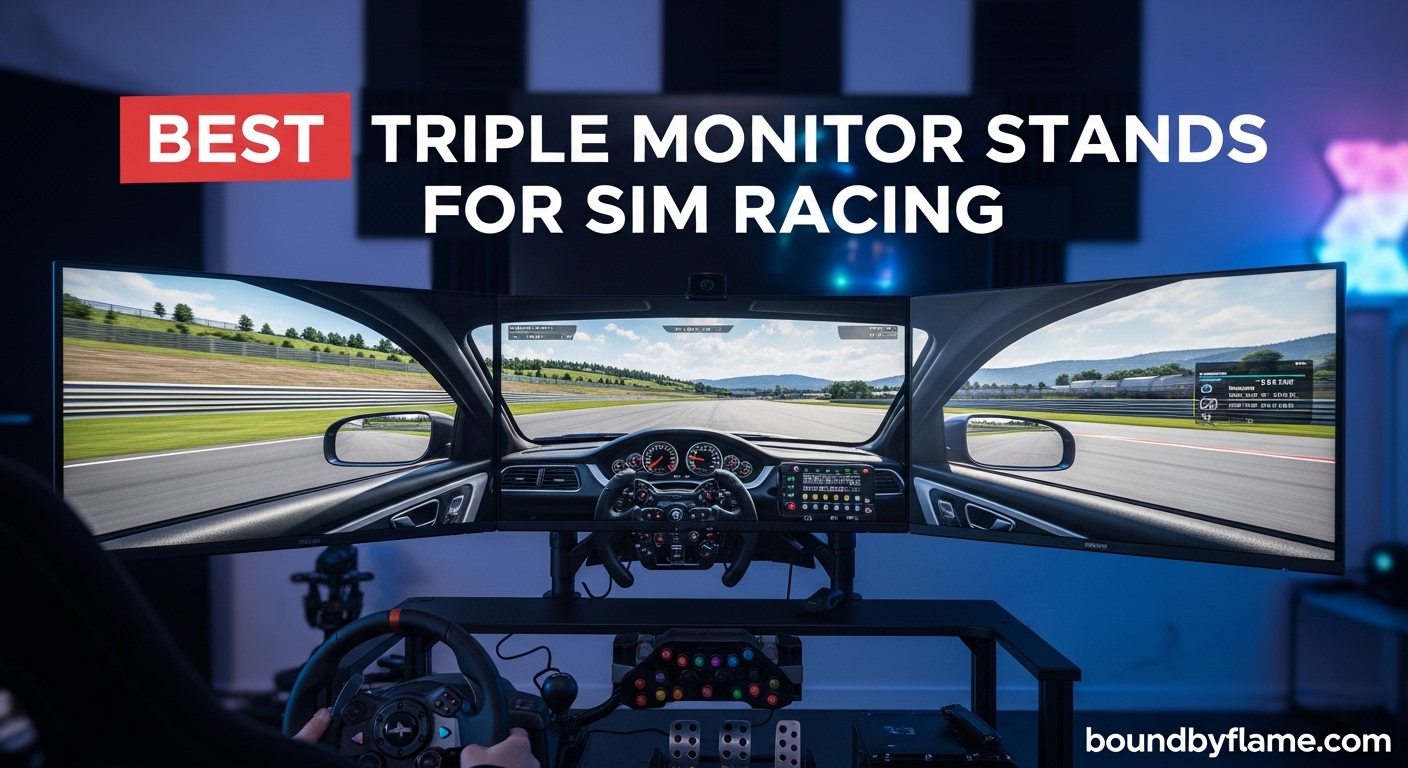 Best Triple Monitor Stands for Sim Racing
