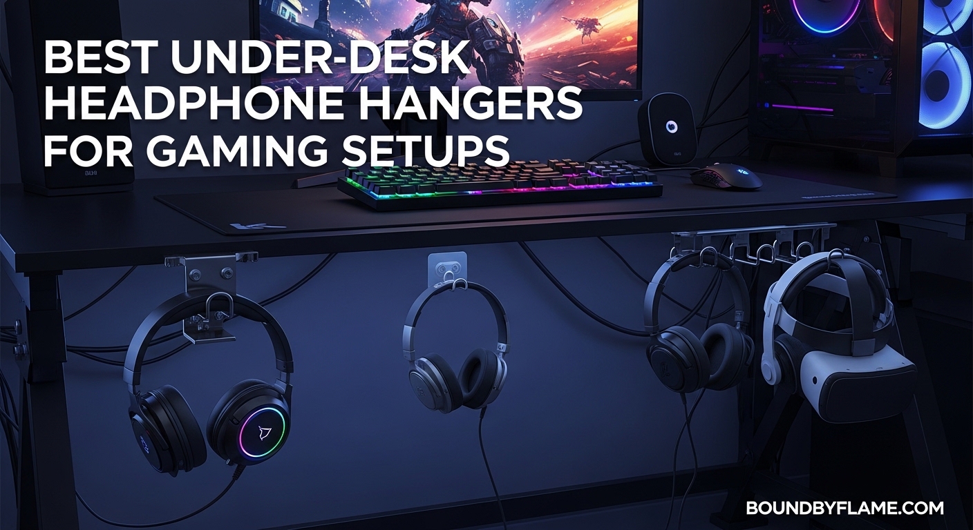 Best Under-Desk Headphone Hangers for Gaming Setups