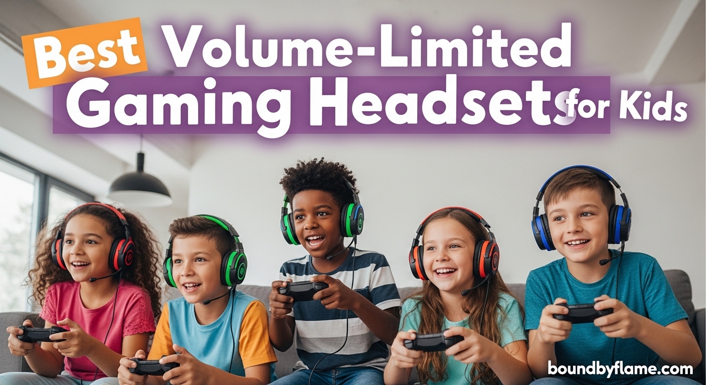 Best Volume-Limited Gaming Headsets Kids