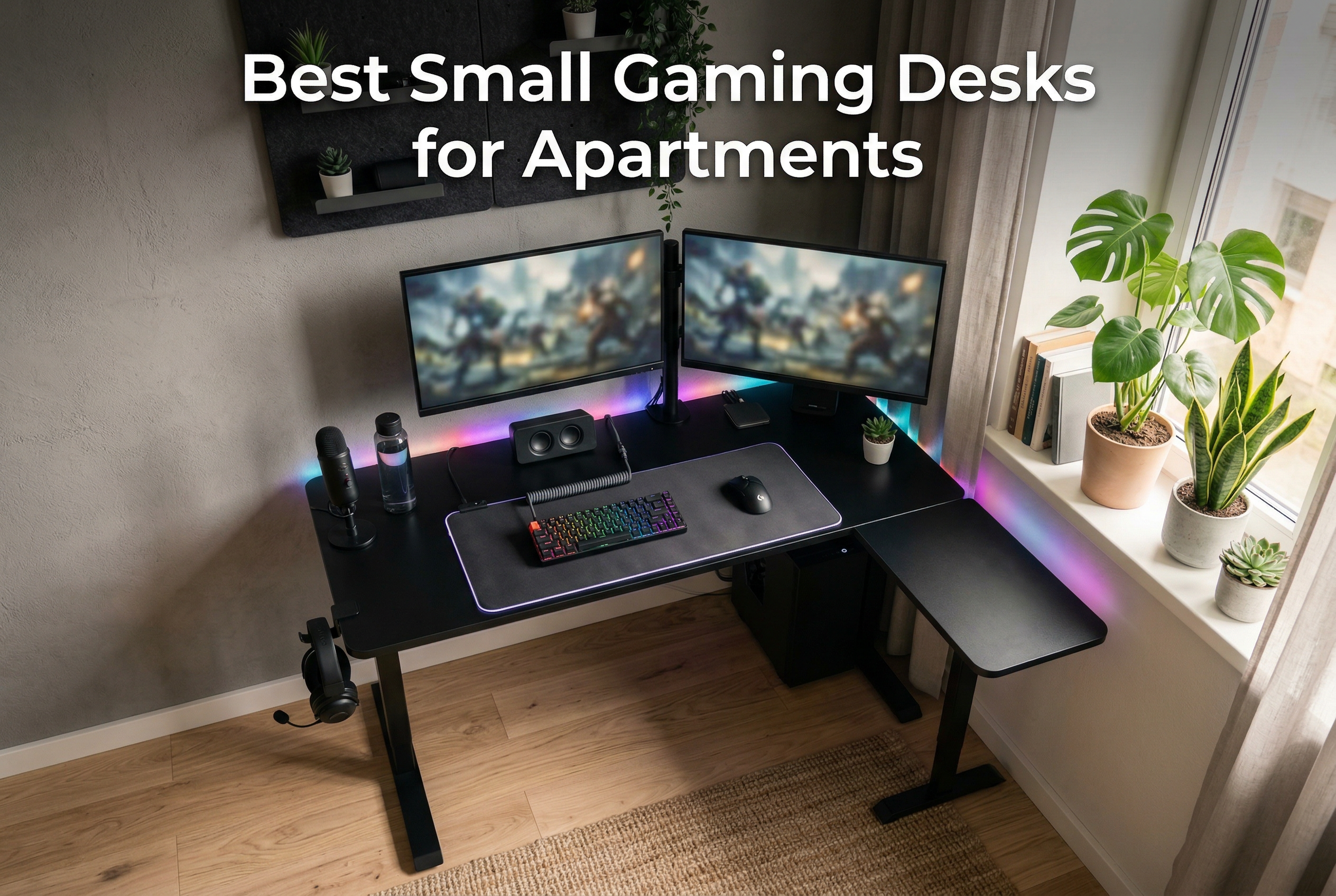 Best small gaming desks for apartments