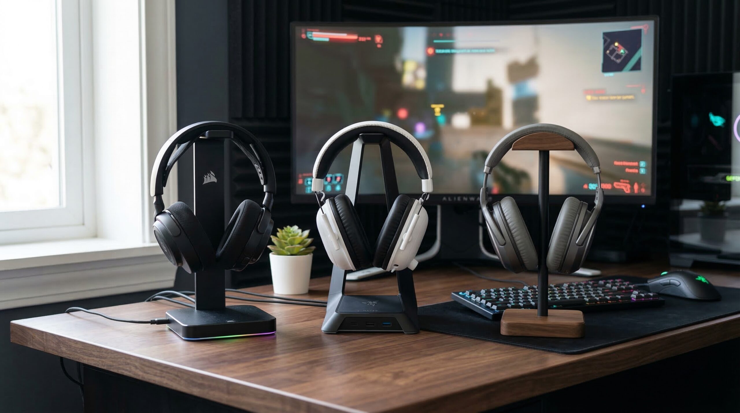 Best headphone stands for gaming desks