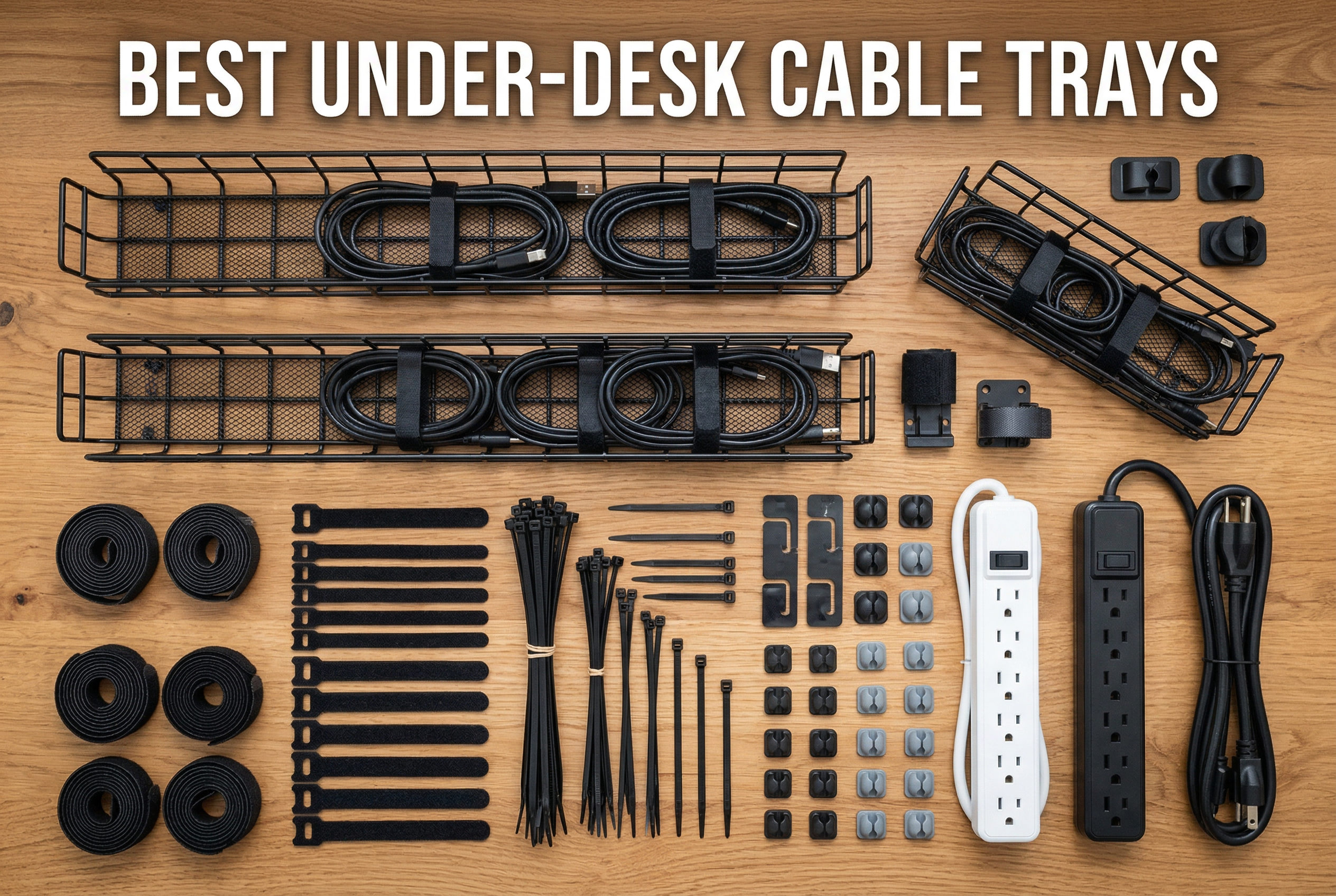 Best under-desk cable trays