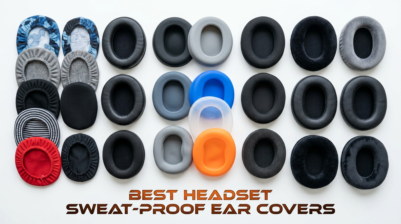 Best headset sweat-proof ear covers for gaming