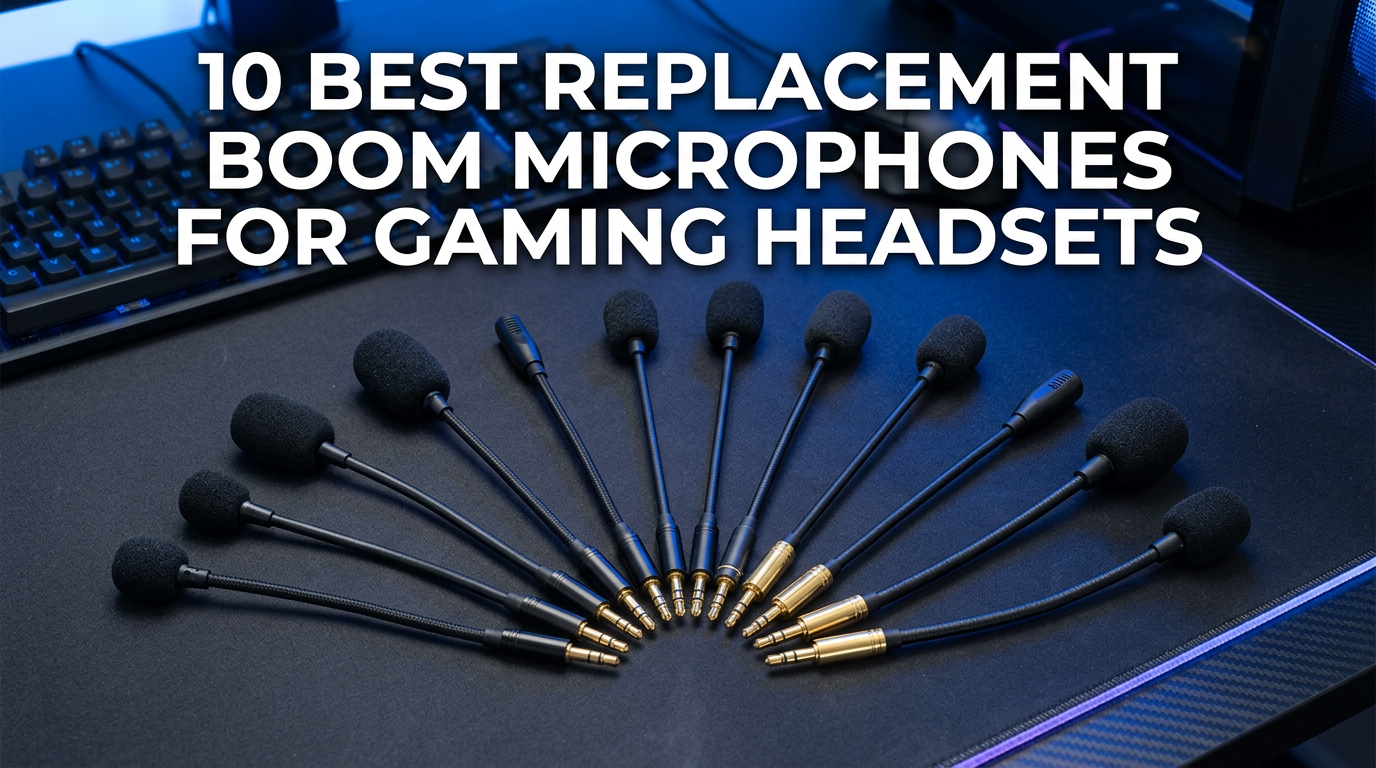 Best replacement boom microphones for gaming headsets