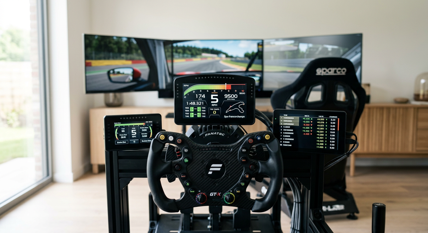Best sim racing dashboard display screens