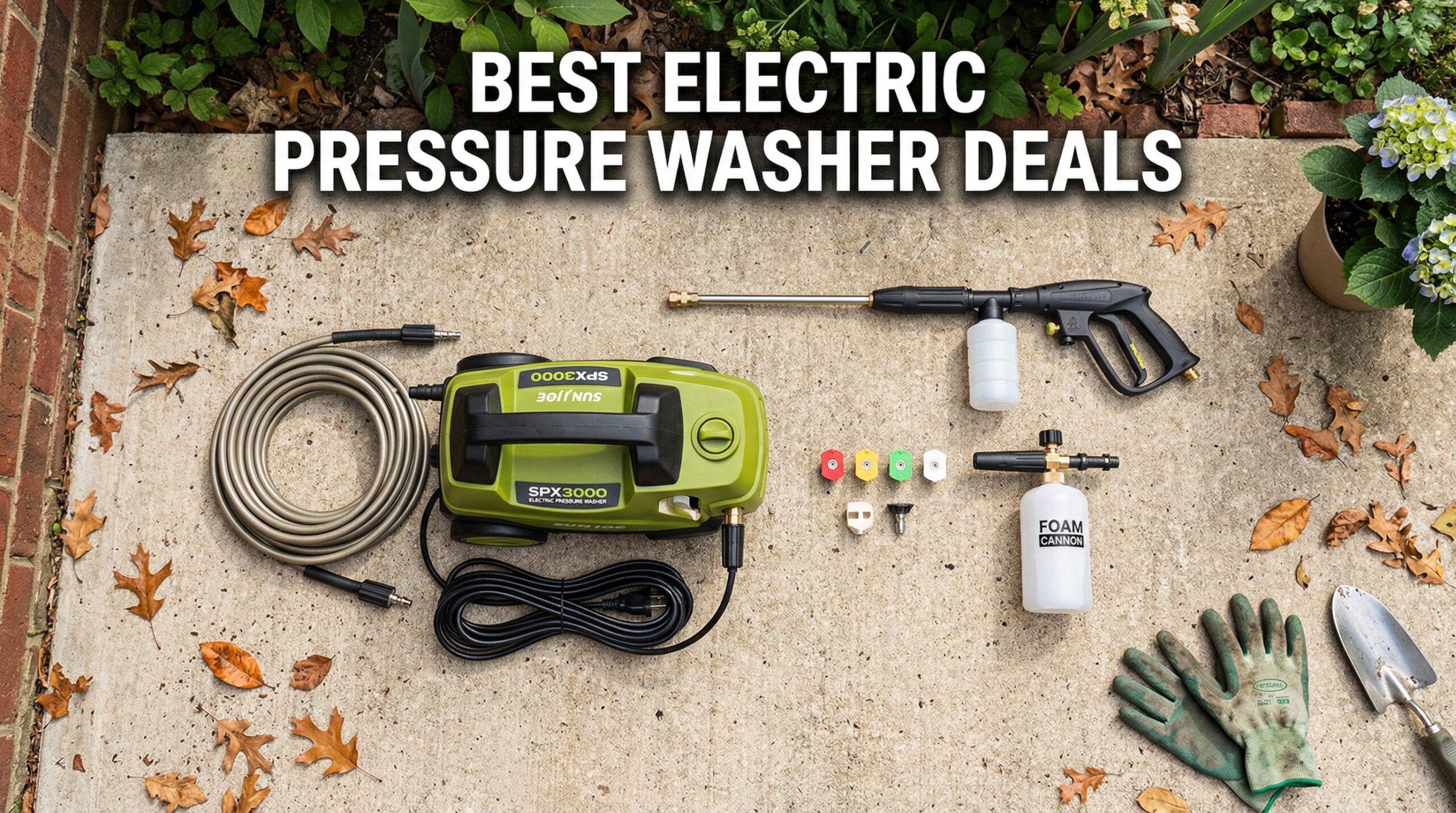 Best Big Spring Sale Electric Pressure Washer Deals on Amazon