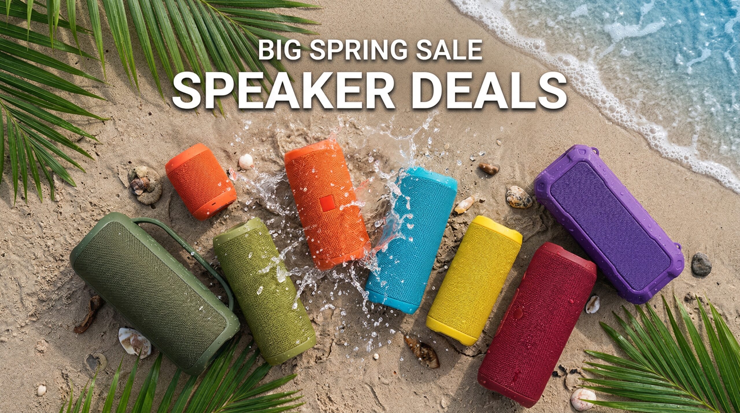 Best Big Spring Sale Waterproof Bluetooth Speaker Deals on Amazon