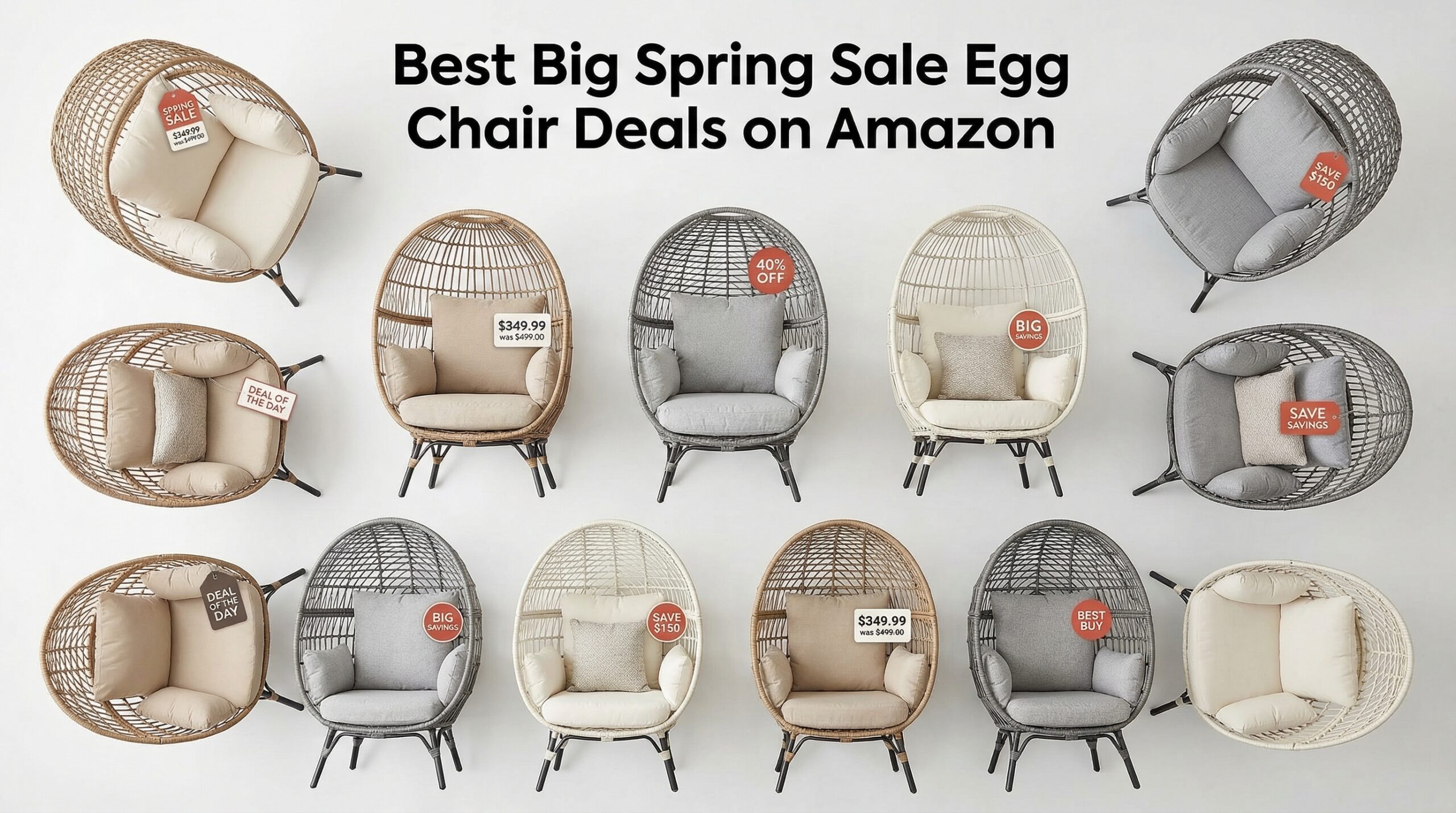 Best Big Spring Sale Egg Chair Deals on Amazon