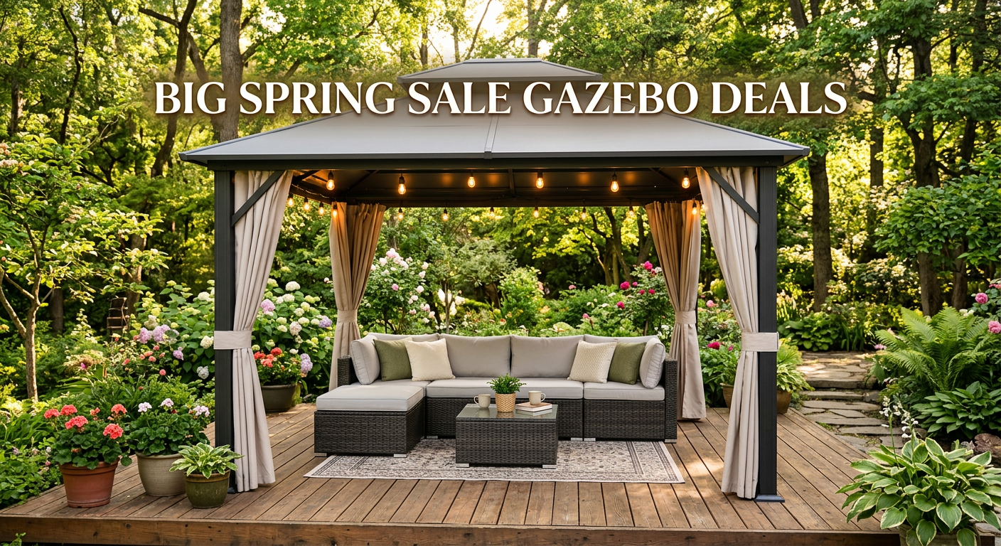 Best Big Spring Sale Gazebo Deals on Amazon