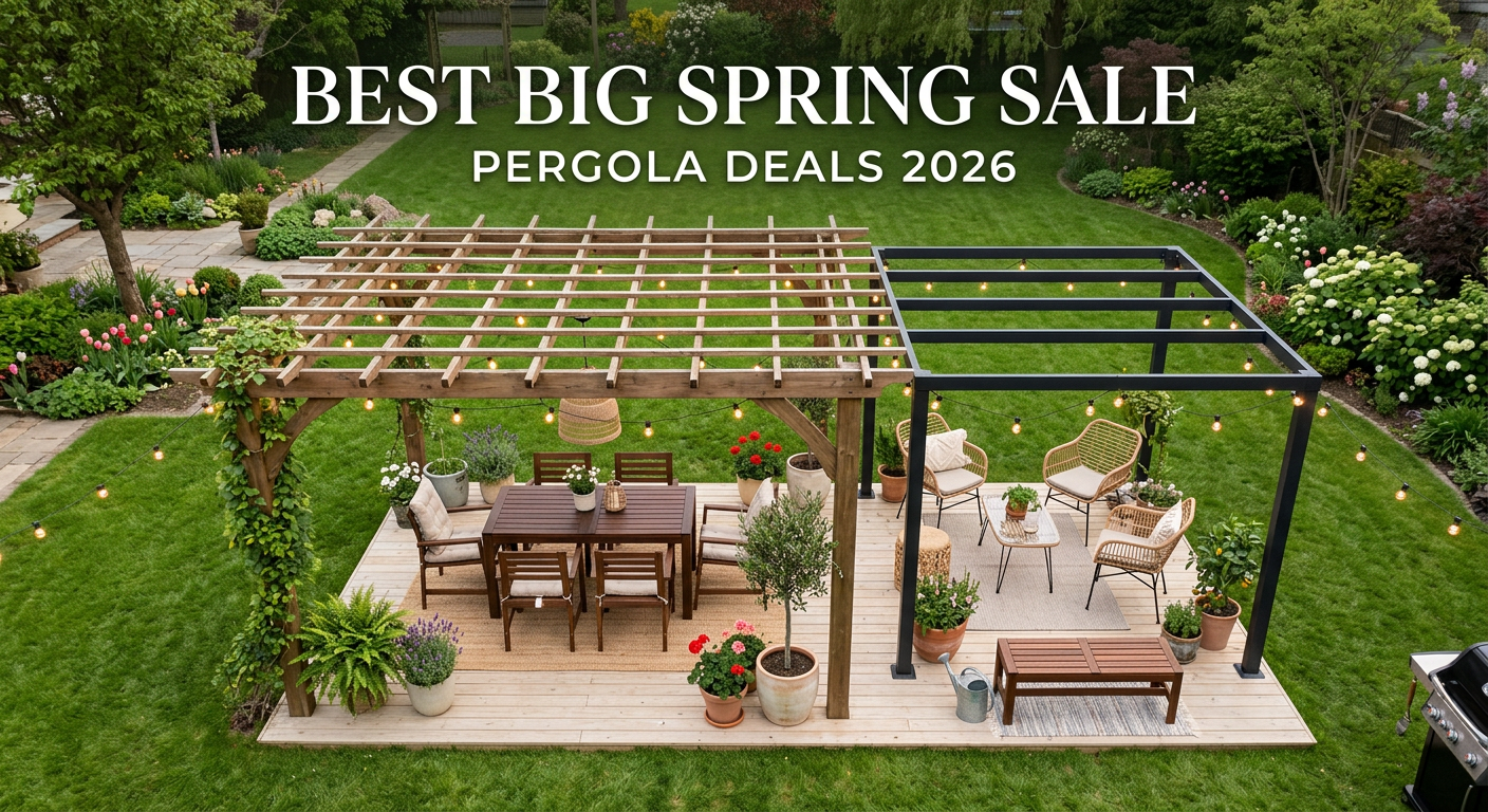 Best Big Spring Sale Pergola Deals on Amazon