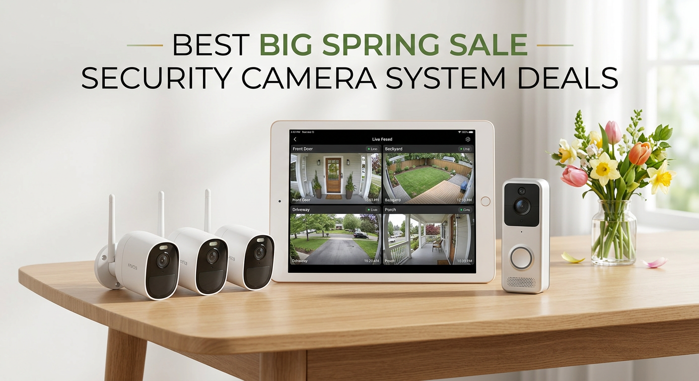 Best Big Spring Sale Security Camera System Deals on Amazon