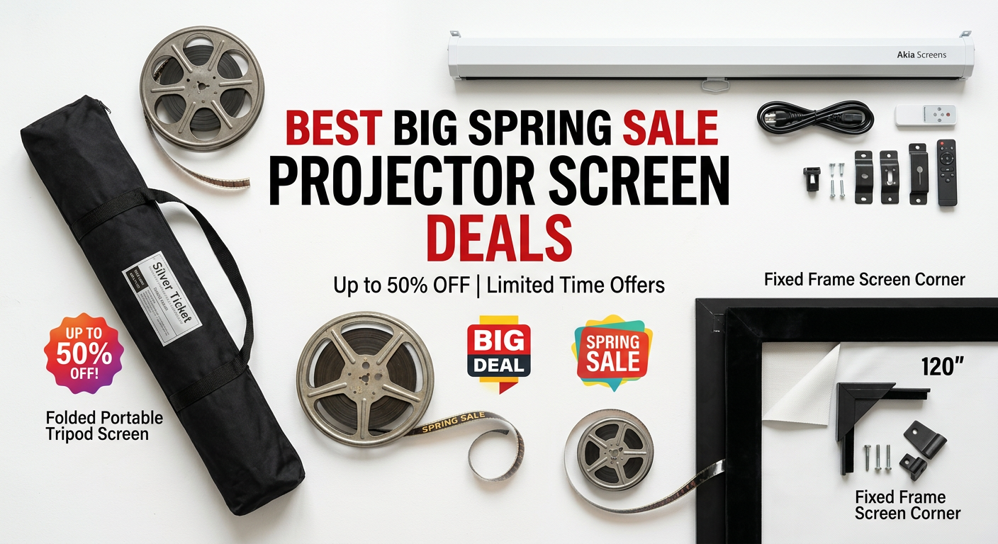 Best Big Spring Sale Projector Screen Deals on Amazon