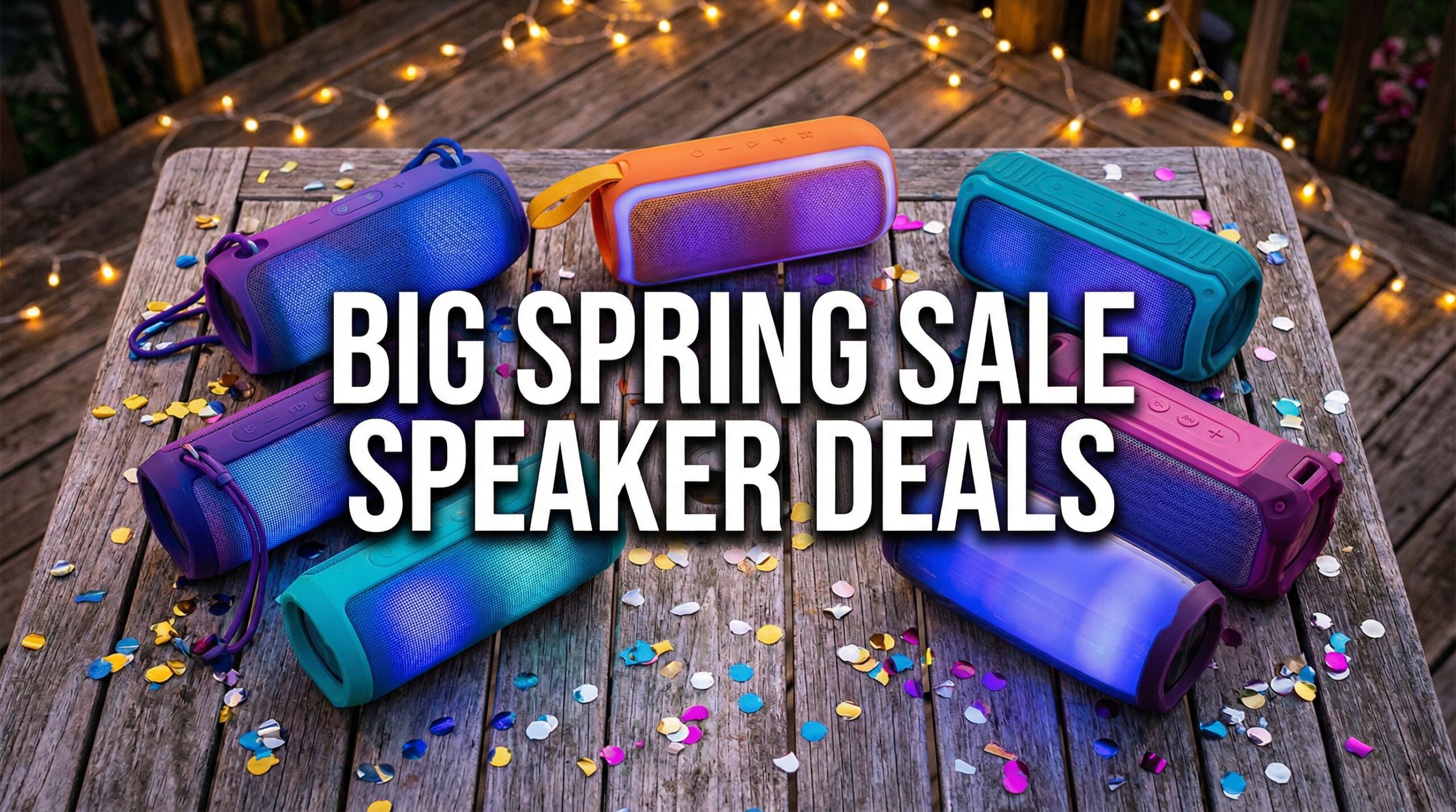 Best Big Spring Sale Party Speaker Deals on Amazon