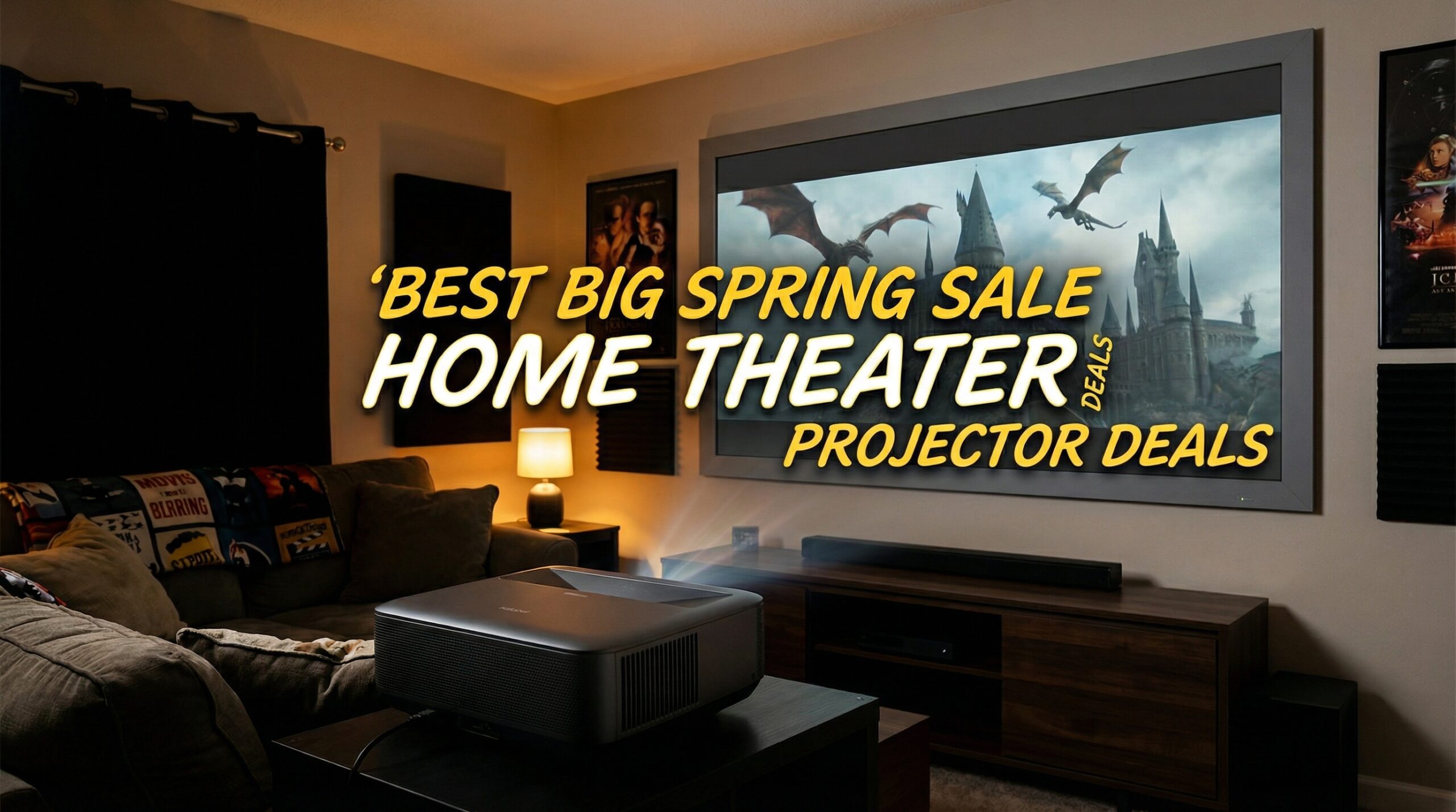 Best Big Spring Sale Home Theater Projector Deals on Amazon