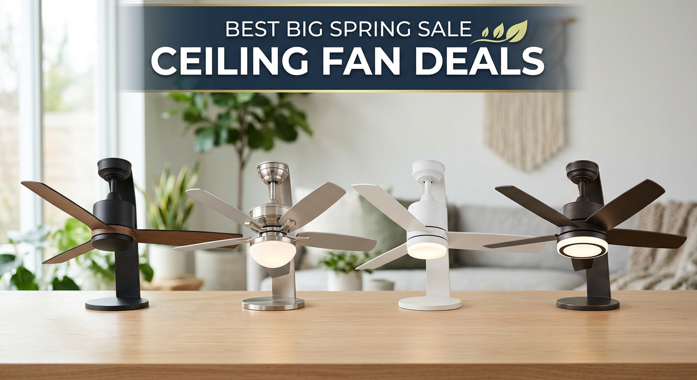 Best Big Spring Sale Ceiling Fan Deals on Amazon