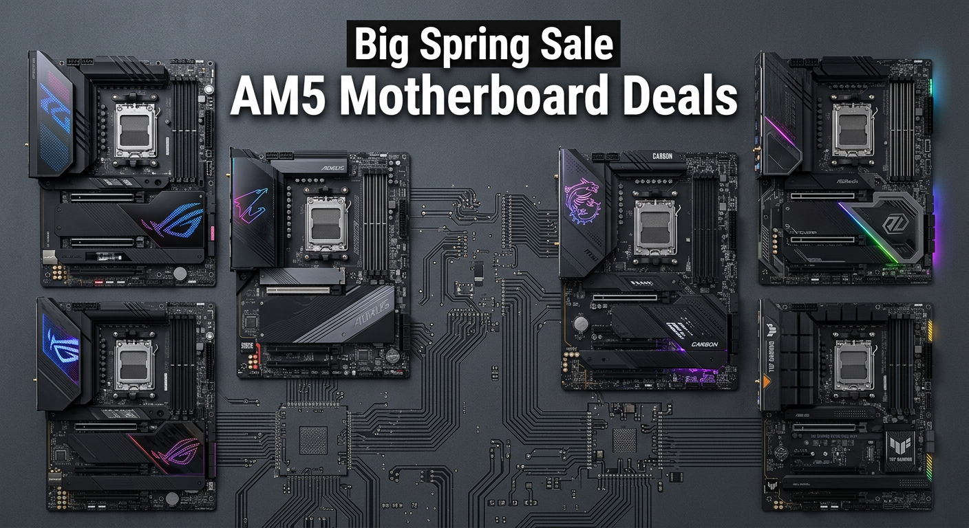 Best Big Spring Sale AM5 Motherboard Deals on Amazon