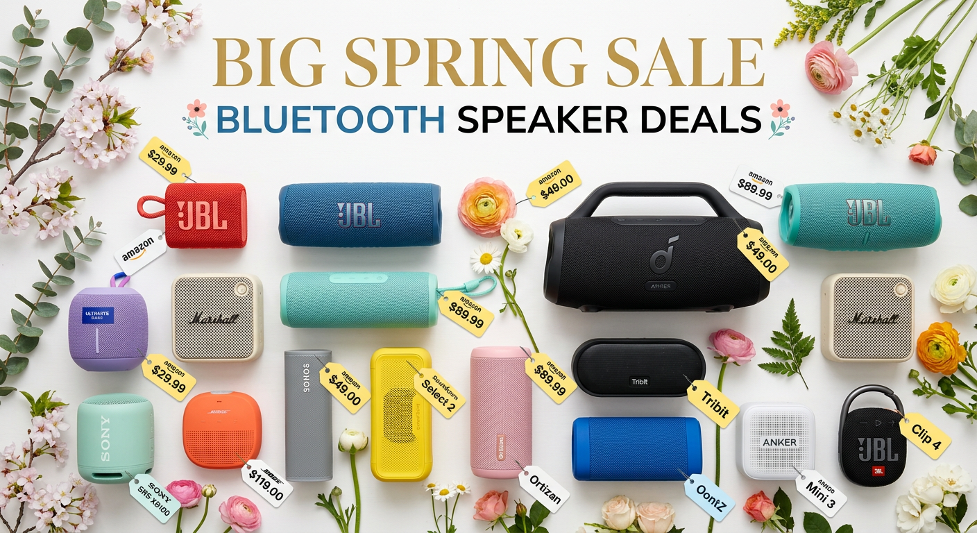 Best Big Spring Sale Bluetooth Speaker Deals on Amazon