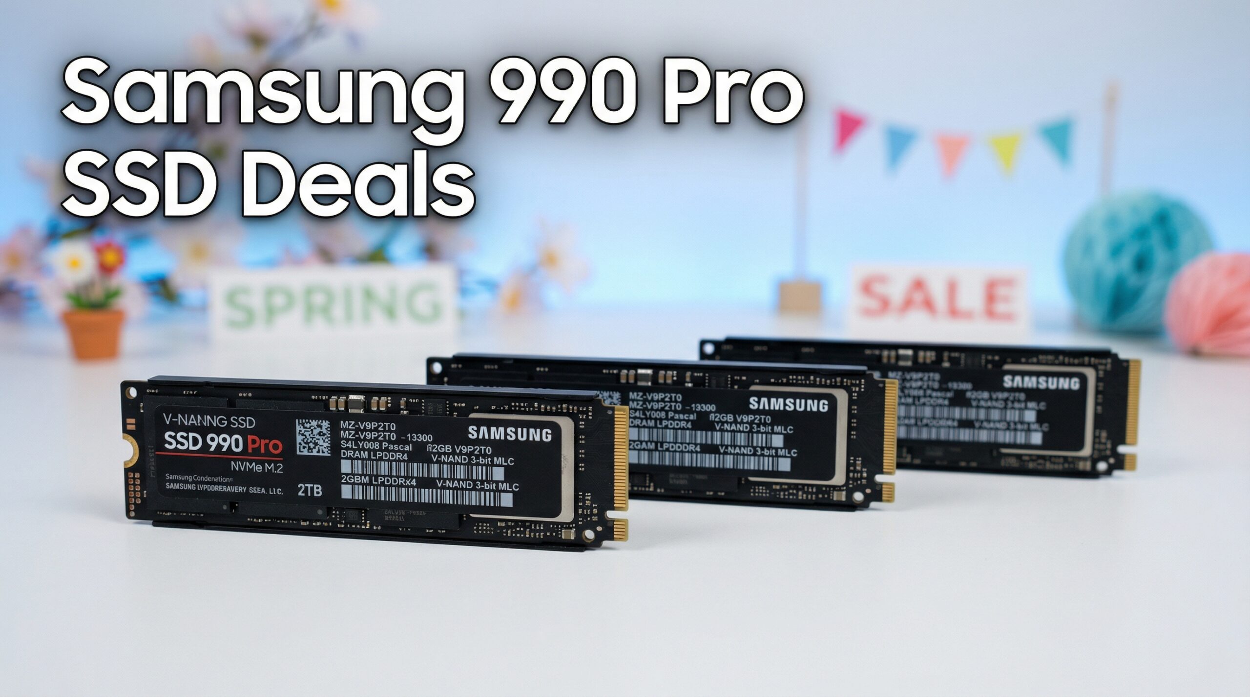 Best Big Spring Sale Samsung 990 Pro SSD Deals on Amazon