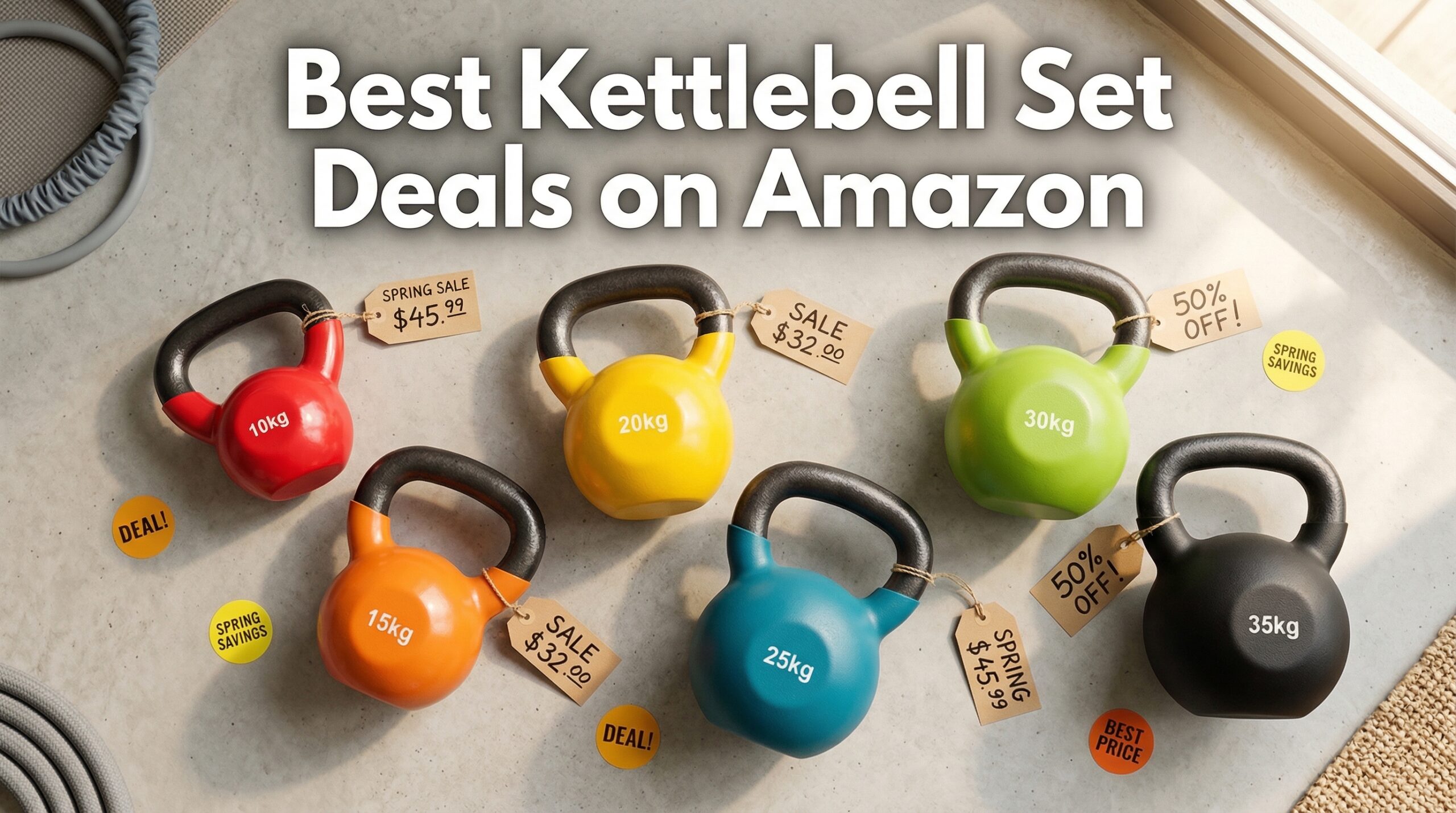 Best Big Spring Sale Kettlebell Set Deals on Amazon