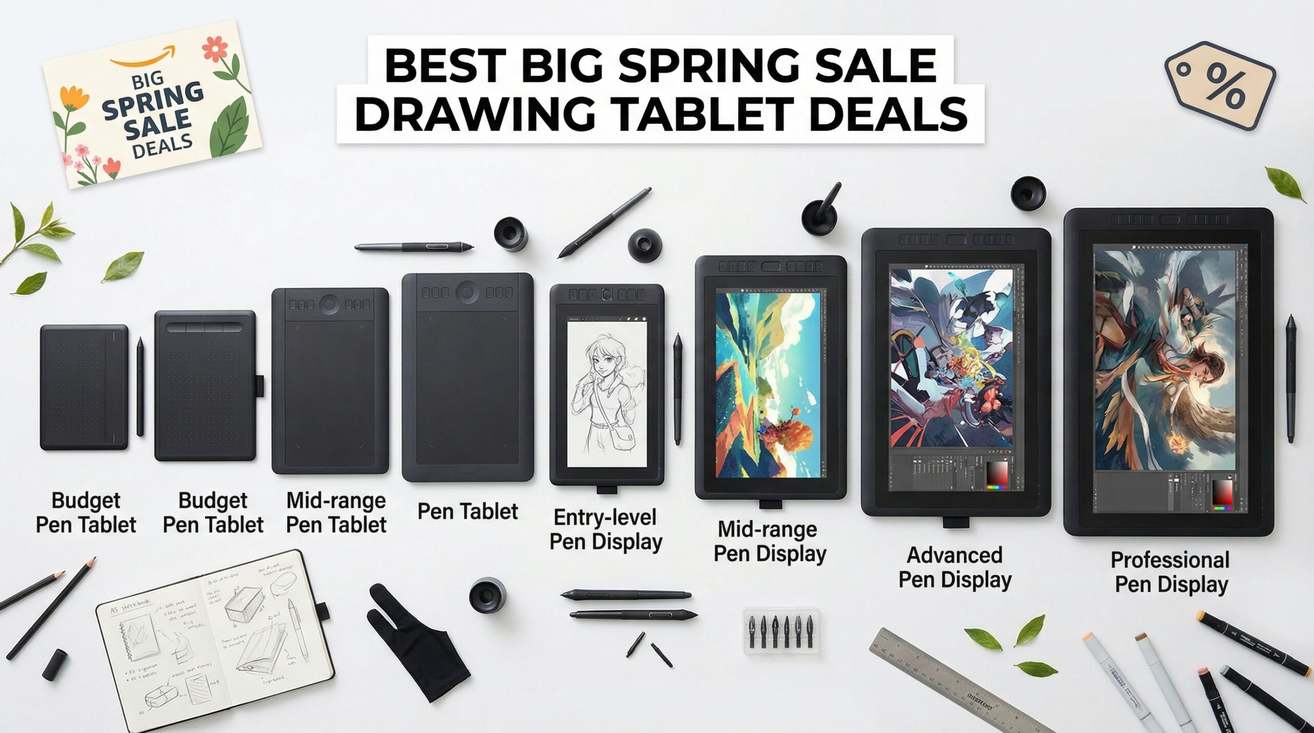 Best Big Spring Sale Drawing Tablet Deals on Amazon